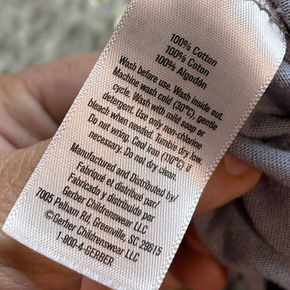 5 for $25🔥Gerber Zip Front Bly Footie Pajama Baby Boy Size 6-9 Months - Picture 4 of 5